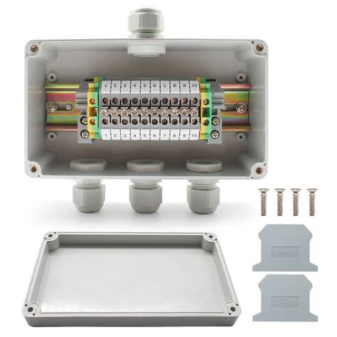 din rail junction box pv|box superimposed rail din.